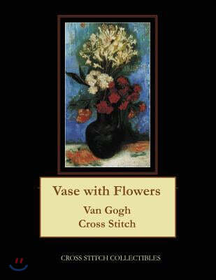 Vase with Flowers: Van Gogh Cross Stitch Pattern