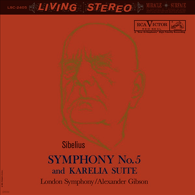 Alexander Gibson — 시벨리우스: 교향곡 5번 & 카렐리아 모음곡 (Sibelius: Symphony No.5 & Karelia Suite) - Alexander Gibson 앨범 커버