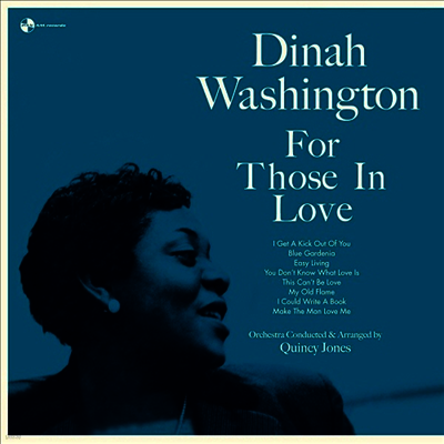 Dinah Washington — For Those In Love 앨범 커버