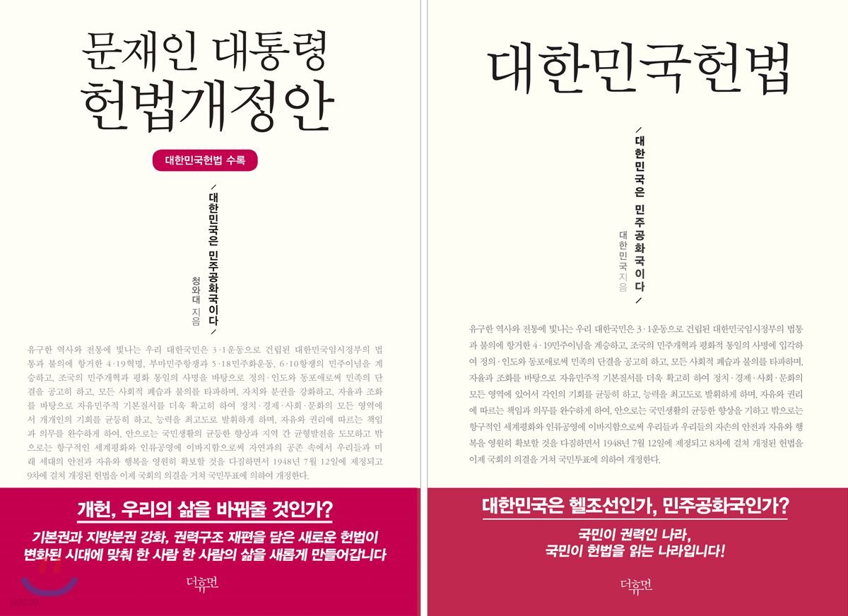 [대여] 문재인 대통령 헌법개정안