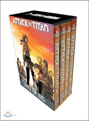 Attack On Titan Season 1 Part 1 Manga Box Set