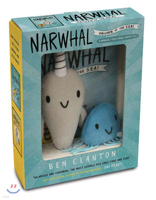 Narwhal and Jelly Book 1 and Puppet Set