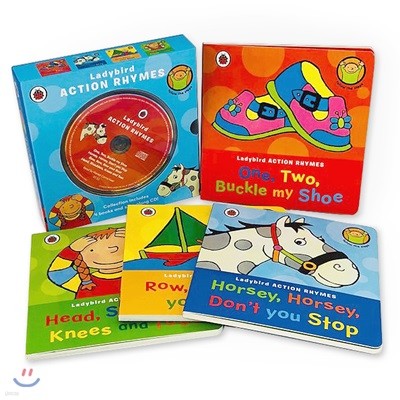̵ ׼   4 Ʈ (  CD ) Ladybird Action Rhymes Collection With CD
