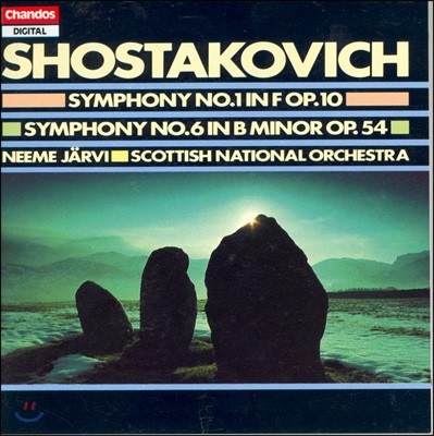 Neeme Jarvi Ÿںġ:  1 6 (Shostakovich: Symphony No.1 Op.10, No.6 Op.54)