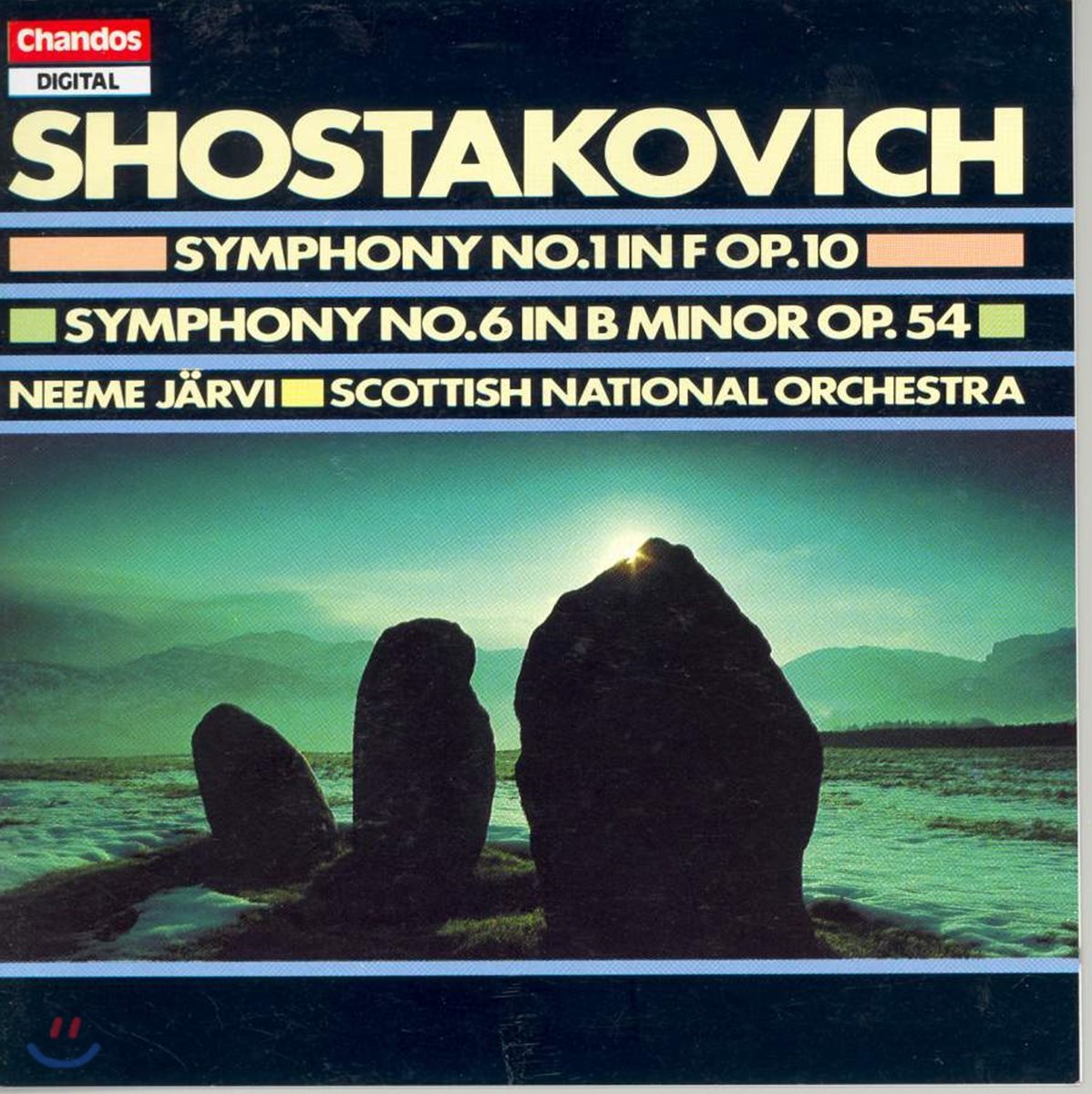 Neeme Jarvi 쇼스타코비치: 교향곡 1번 6번 (Shostakovich: Symphony No.1 Op.10, No.6 Op.54)