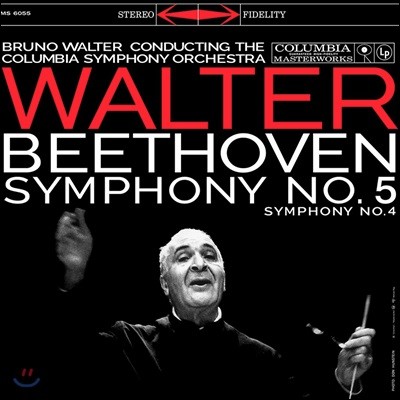 Bruno Walter,Columbia Symphony Orchestra ,Ludwig van Beethoven — Bruno Walter 베토벤: 교향곡 4번, 5번 (Beethoven: Symphonies Nos. 4 & 5) 앨범 커버