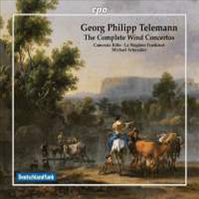 ڷ:  ְ  (Telemann: The Complete Wind Concertos) (4CD Boxset) - Michael Schneider