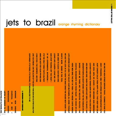 Jets To Brazil — Orange Rhyming Dictionary 앨범 커버