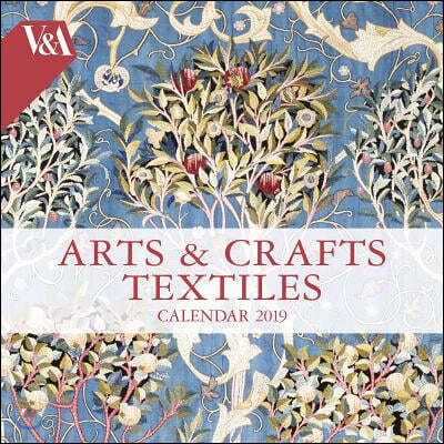 V&a - Arts & Crafts Textiles 2019 Calendar