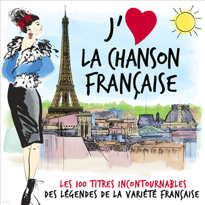 Various Artists - J'aime La Chanson Francaise (5CD Boxset)