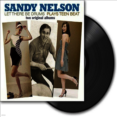 Sandy Nelson — Let There Be Drums/Plays Teen Beat 앨범 커버
