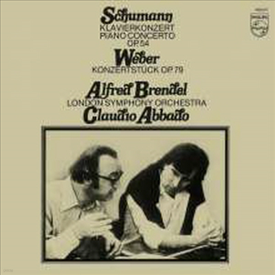 Claudio Abbado,Alfred Brendel — 슈만 & 베버: 피아노 협주곡 (Schumann & Weber: Piano Concertos) - Claudio Abbado 앨범 커버