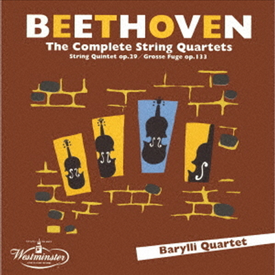 亥 :    (Beethoven : Complete String Quartets) (Ltd. Ed)(8UHQCD)(Ϻ) - Barylli Quartet