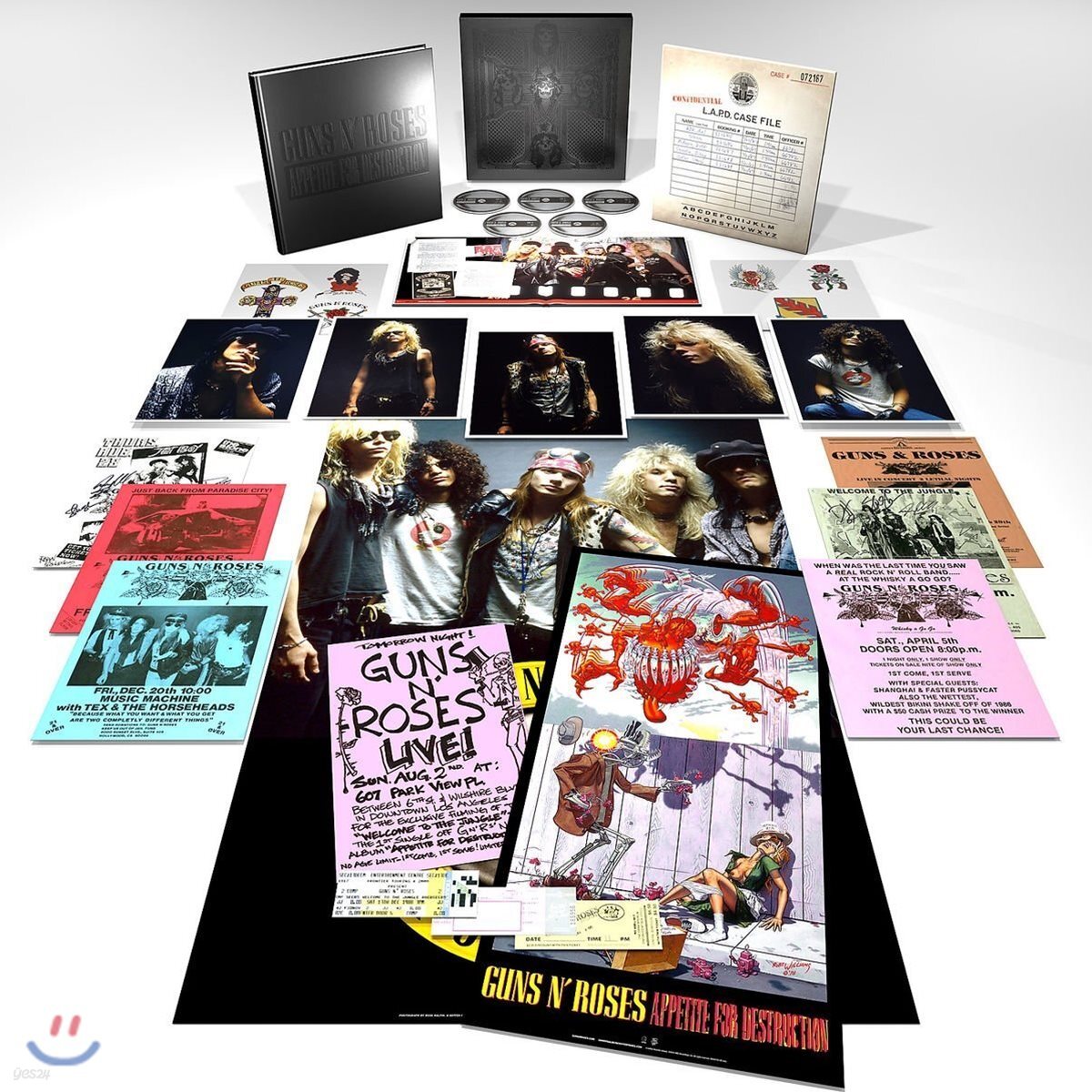 Guns N' Roses - Appetite For Destruction 건즈 앤 로지즈 데뷔 앨범 [Super Deluxe Edition]