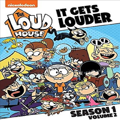 Loud House: It Gets Louder - Season 1 - Vol 2 ( Ͽ콺)(ڵ1)(ѱ۹ڸ)(DVD)