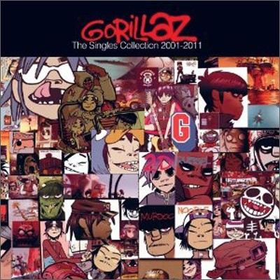 Gorillaz — The Singles Collection 2001-2011 (Limited Edition) 앨범 커버