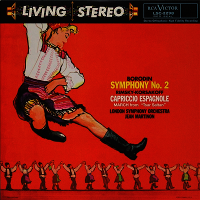 Jean Martinon — 보로딘: 교향곡 2번 (Borodin: Symphony No.2) - Jean Martinon 앨범 커버