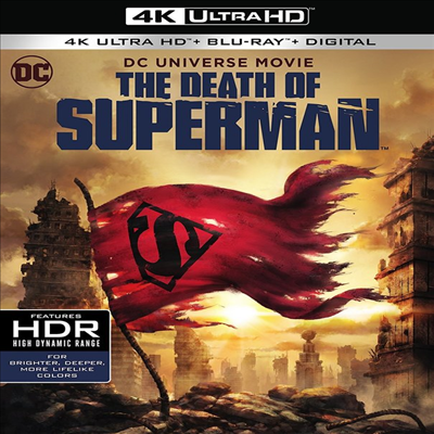 DCU: The Death Of Superman (۸ ) (ѱ۹ڸ)(4K Ultra HD + Blu-ray + Digital)