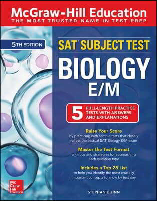 McGraw-Hill Education SAT Subject Test Biology E/M, Fifth Edition