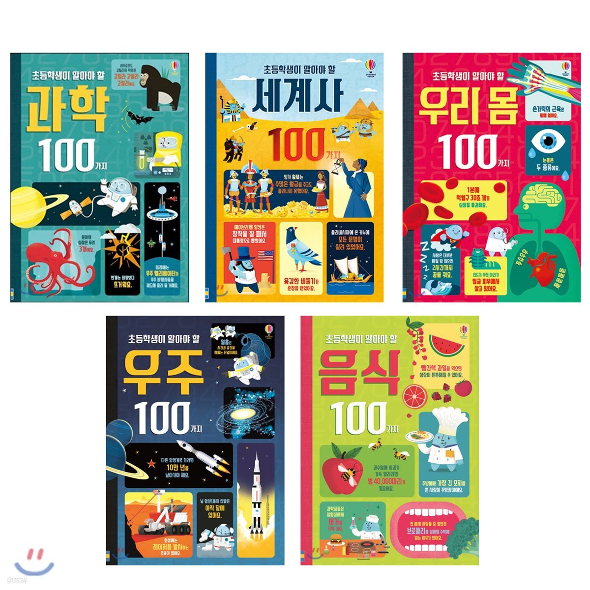 초등학생이 알아야 할 100가지 5권 세트