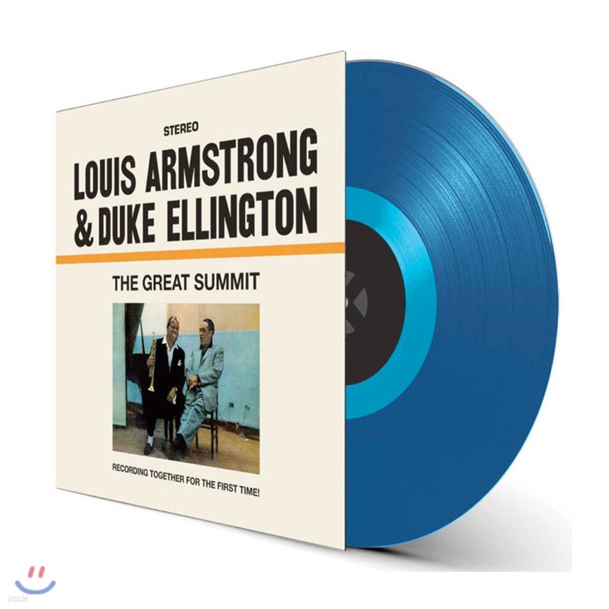 Louis Armstrong &amp; Duke Ellington (루이 암스트롱, 듀크 엘링턴) - The Great Summit [투명 블루 컬러 LP]