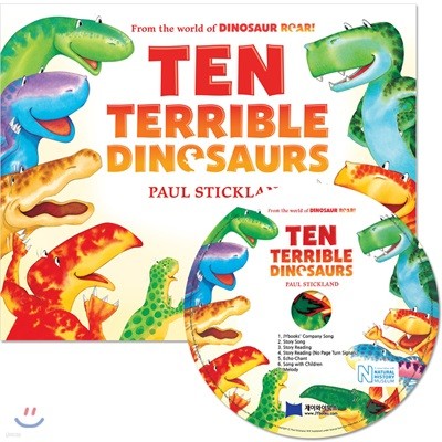 [ο] Ten Terrible Dinosaurs ( & CD)