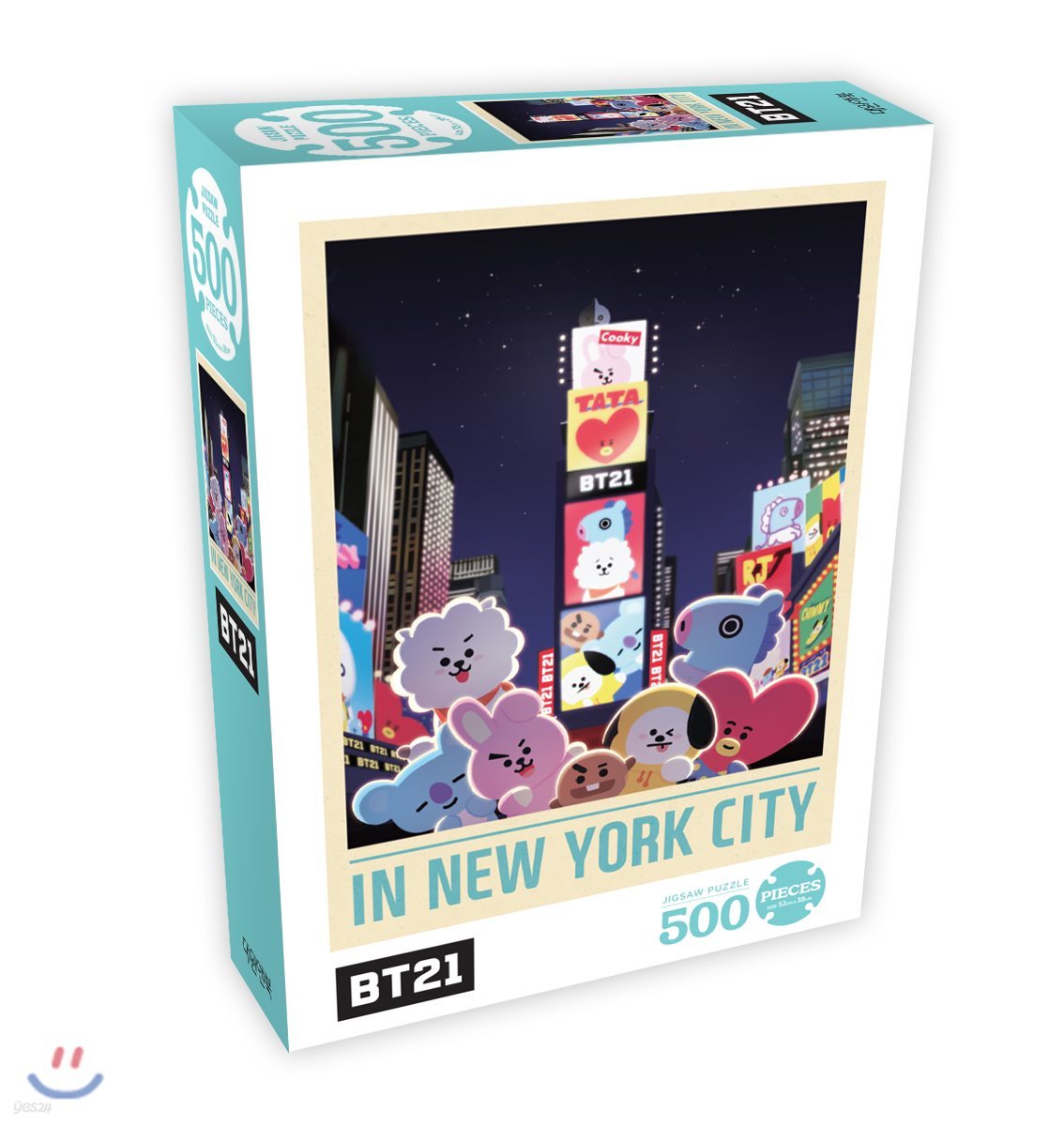 BT21 500피스 직소 퍼즐 - 인 뉴욕시티