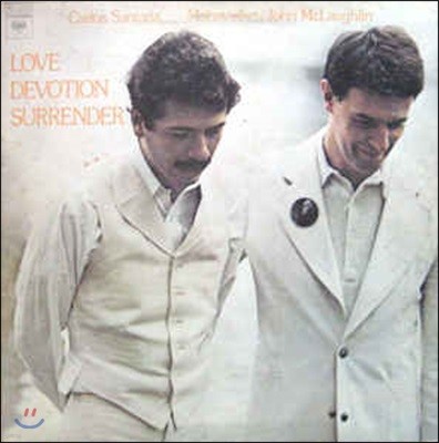 Carlos Santana, John McLaughlin — Love Devotion Surrender 앨범 커버