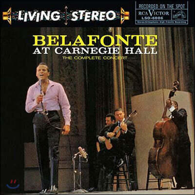 Harry Belafonte — Belafonte At Carnegie Hall 앨범 커버