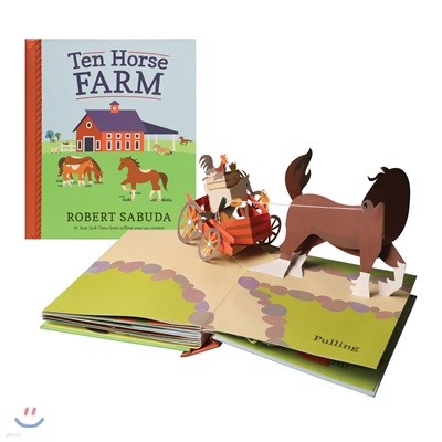 Ten Horse Farm : A Pop-Up Book 농장 팝업북