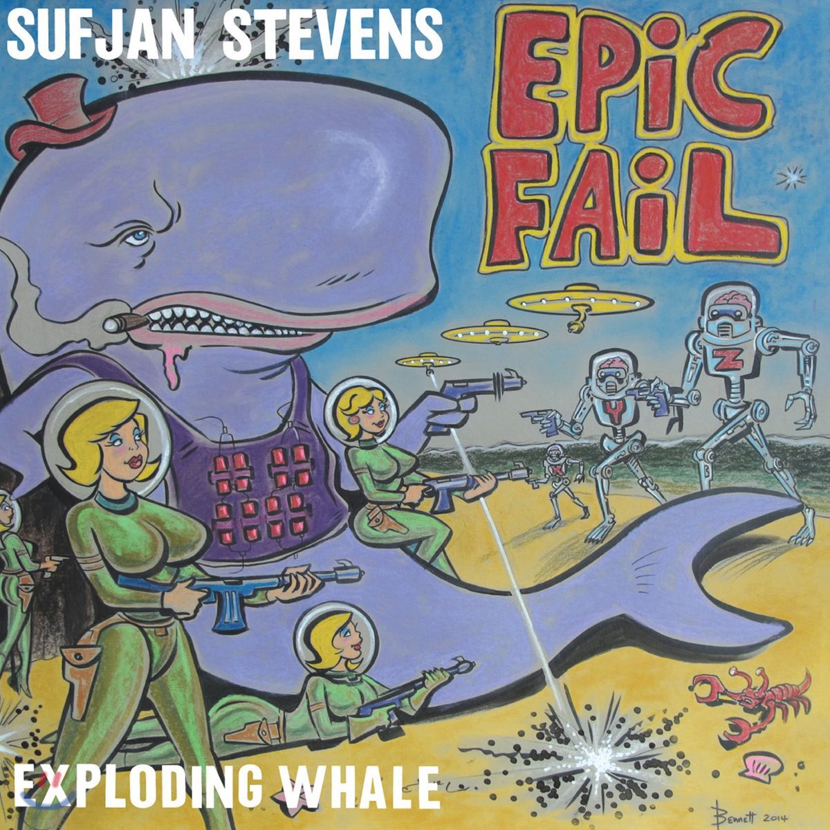 Sufjan Stevens (수프얀 스티븐스) - Exploding Whale [7인치 LP]