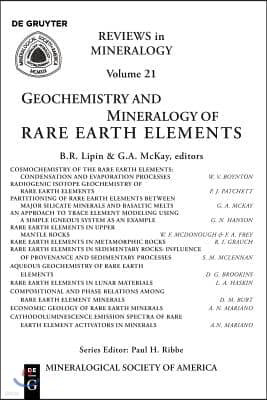 Geochemistry & Mineralogy of Rare Earth Elements