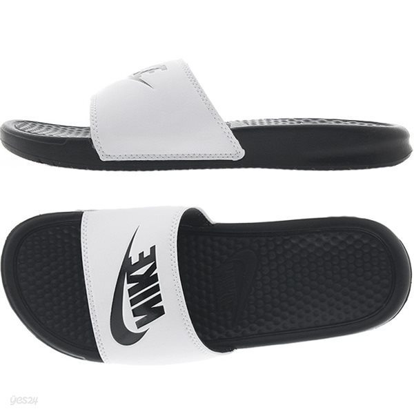 나이키 슬리퍼 베네시 Jdi 슬라이드 흰/검 (Nike Benassi Jdi Slide) [343880-100] - 예스24