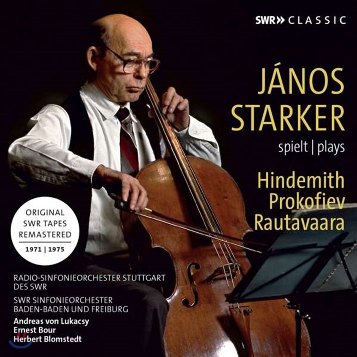 Janos Starker 야노스 슈타커가 연주하는 힌데미트 / 프로코피예프 / 라우타바라 (Hindemith: Cello Concerto / Prokofiev: Sinfonia Concertante in E minor / Rautavaara: Cello Concerto No. 1, Op. 41)