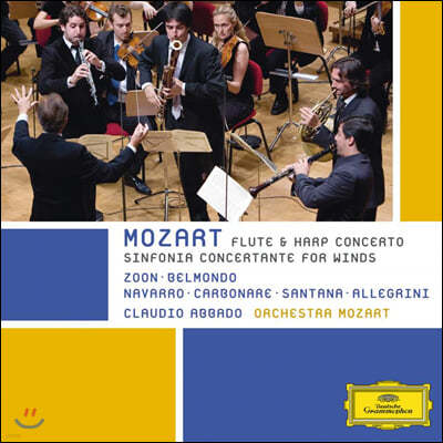 Claudio Abbado Ʈ: Ͼ üź, ÷Ʈ   ְ (Mozart: Sinfonia Concertante, Flute and Harp Concerto)