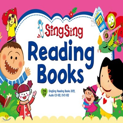 SingSing Reading Books (30+CD6+DVD6)
