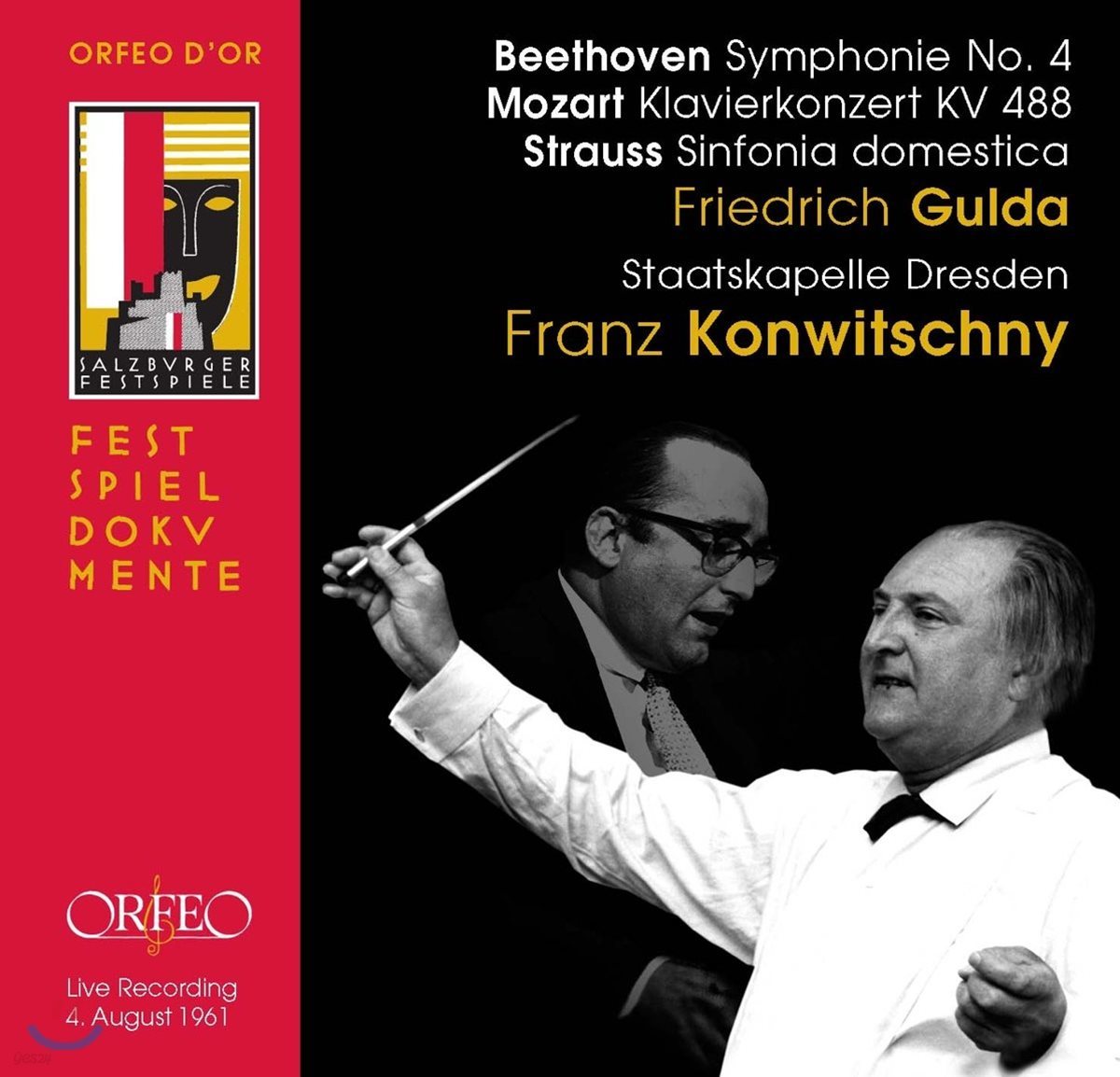 Franz Konwitschny 베토벤 / 모차르트 / R. 슈트라우스: 관현악 작품집 (Conducts Beethoven / Mozart / Strauss)