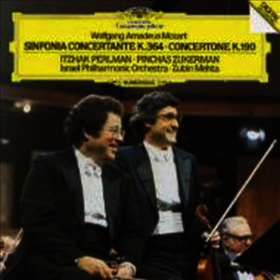 모차르트: 신포니아 콘체르탄테, 콘첼토네 (Mozart: Sinfonia Concertante K.364.Concertone K.190) (SHM-CD)(일본반) - Itzhak Perlman