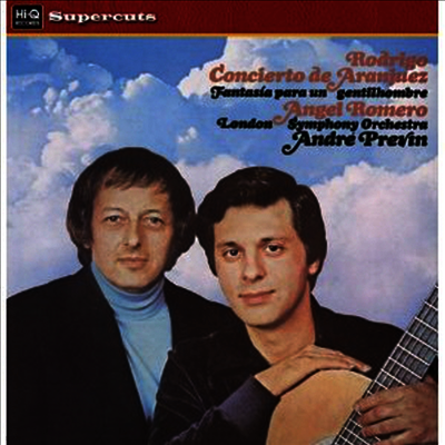 Angel Romero,Andre Previn — 로드리고: 아랑훼즈 협주곡, 어느 귀인을 위한 환상곡 (Rodrigo: Concierto De Aranjuez, Fantasia Para Un Gentilhombre) - Angel Romero 앨범 커버