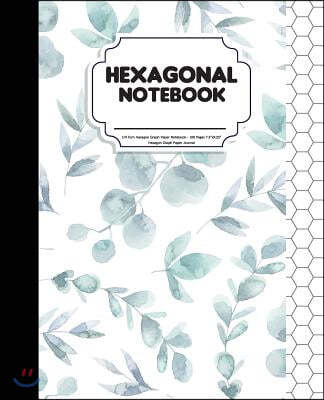 Hexagonal Notebook: 1/4 inch Hexagon Graph Paper Notebook - 108 Pages 7.5"x9.25" - Hexagon Graph Paper Journal: Hexagon Graph Paper