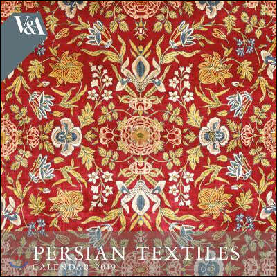 V&A - Persian Textiles Wall Calendar 2019 (Art Calendar)