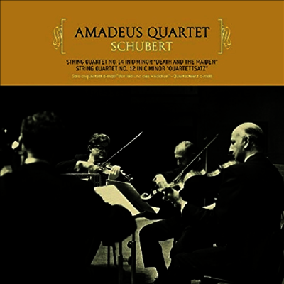 Amadeus Quartet — 슈베르트: 현악 사중주 14번 '죽음과 소녀' (Schubert: String Quartet No.14 'Death and the Maiden' ) - Amadeus Quartet 앨범 커버