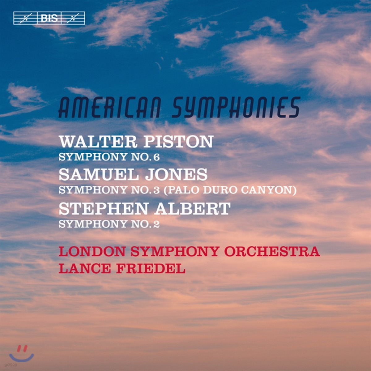 Lance Friedel 아메리칸 교향곡 - 월터 피스턴, 사무엘 존스 등의 작품 (American Symphonies) 런던 심포니 오케스트라, 랜스 프리델