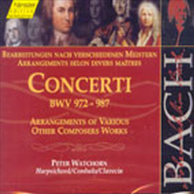바흐 : 하프시코드 독주를 위한 협주곡 (J.S. Bach : Concerto For Harpsichord Solo BWV972-987) (2CD) - Peter Watchorn