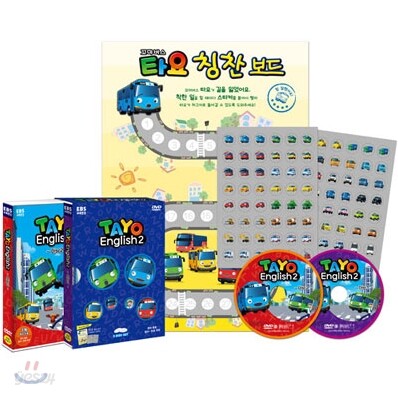꼬마버스 타요 (영어) 2탄 (2Disc 3탄,4탄 묶음 세트)