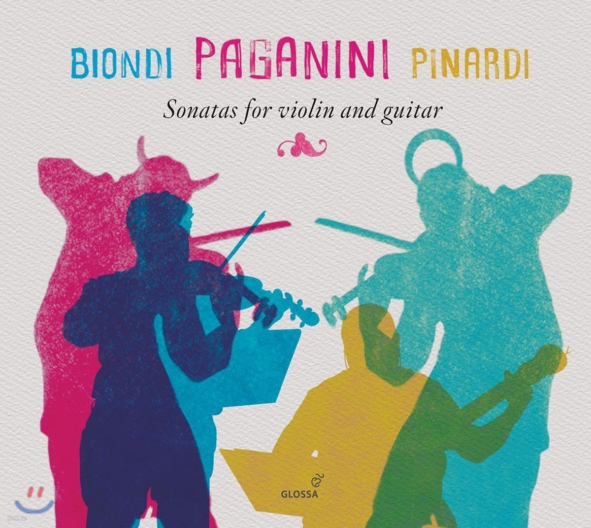 Fabio Biondi / Giangiacomo Pinardi 파가니니: 바이올린과 기타를 위한 소나타 작품집 (Paganini: Sonatas for Violin &amp; Guitar)