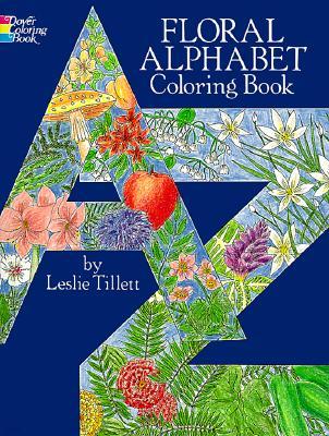 Floral Alphabet Colouring Book