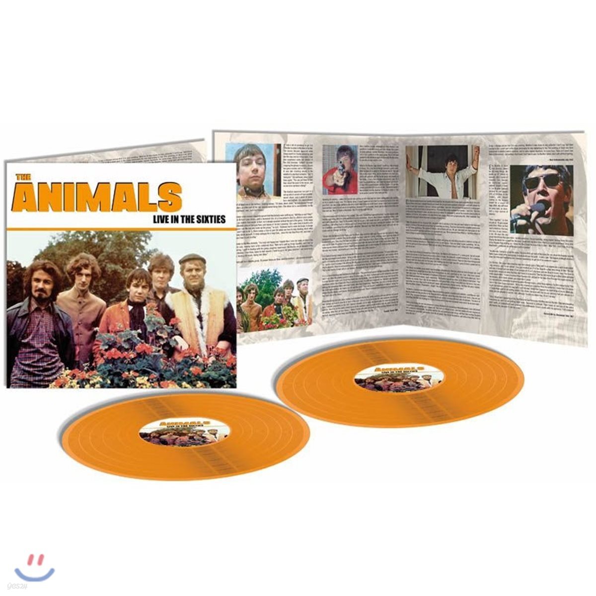 The Animals - Live In The Sixties 애니멀즈 1966-1967 라이브 실황 [오렌지 컬러 2 LP]