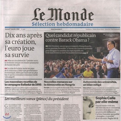 Le Monde Selection (ְ) : 2012 01 07