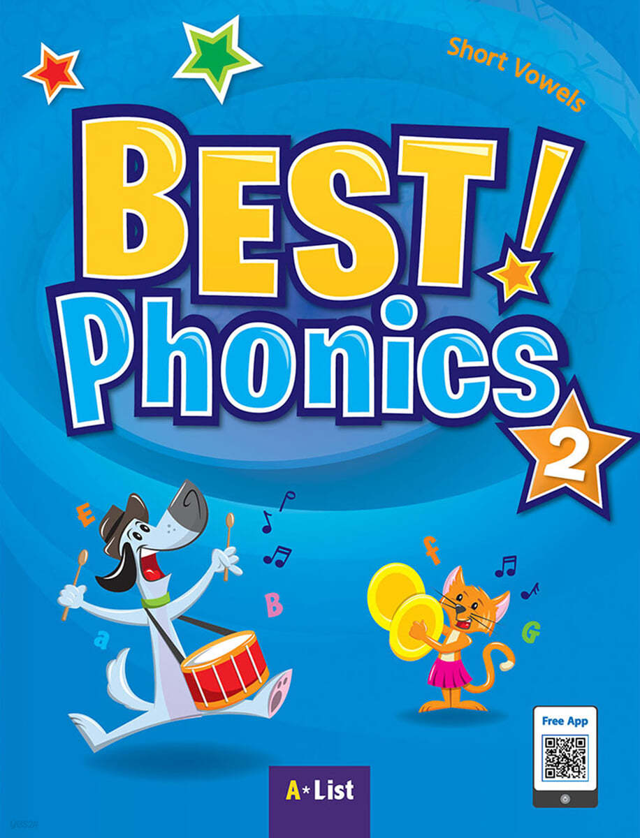 Best Phonics 2: Short Vowels (Student Book with App)